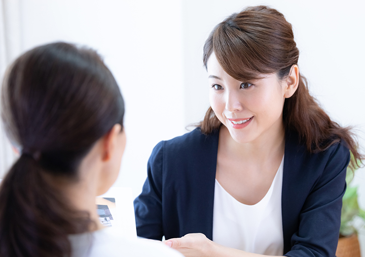 スタッフと企業をつなぐ一担当制